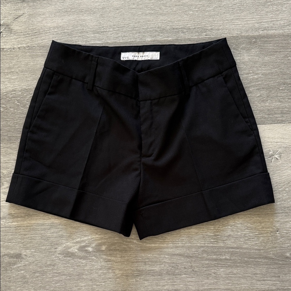Zara Black Women's Shorts